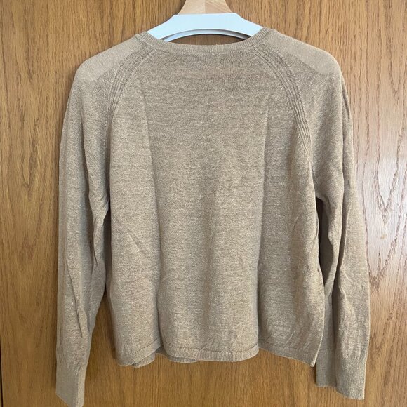 Lightweight Banana Republic Light Brown Sweater, Size Medium - Picture 2 of 6